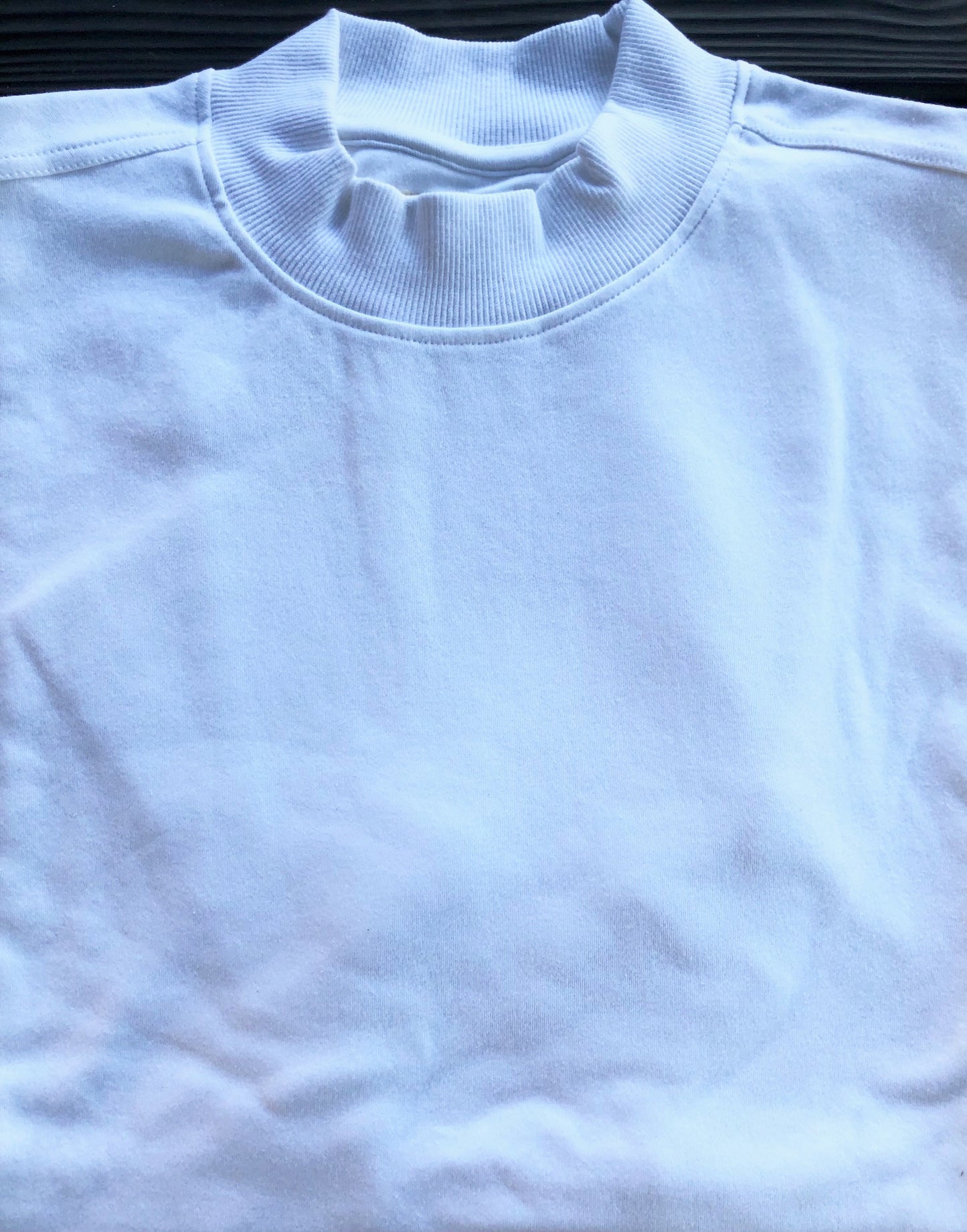 Mens Heavy Knit 100% Cotton Mock Turtleneck Short Sleeve Wholesale bulk tees hoodies shirts clothing men women tshirts wholesale