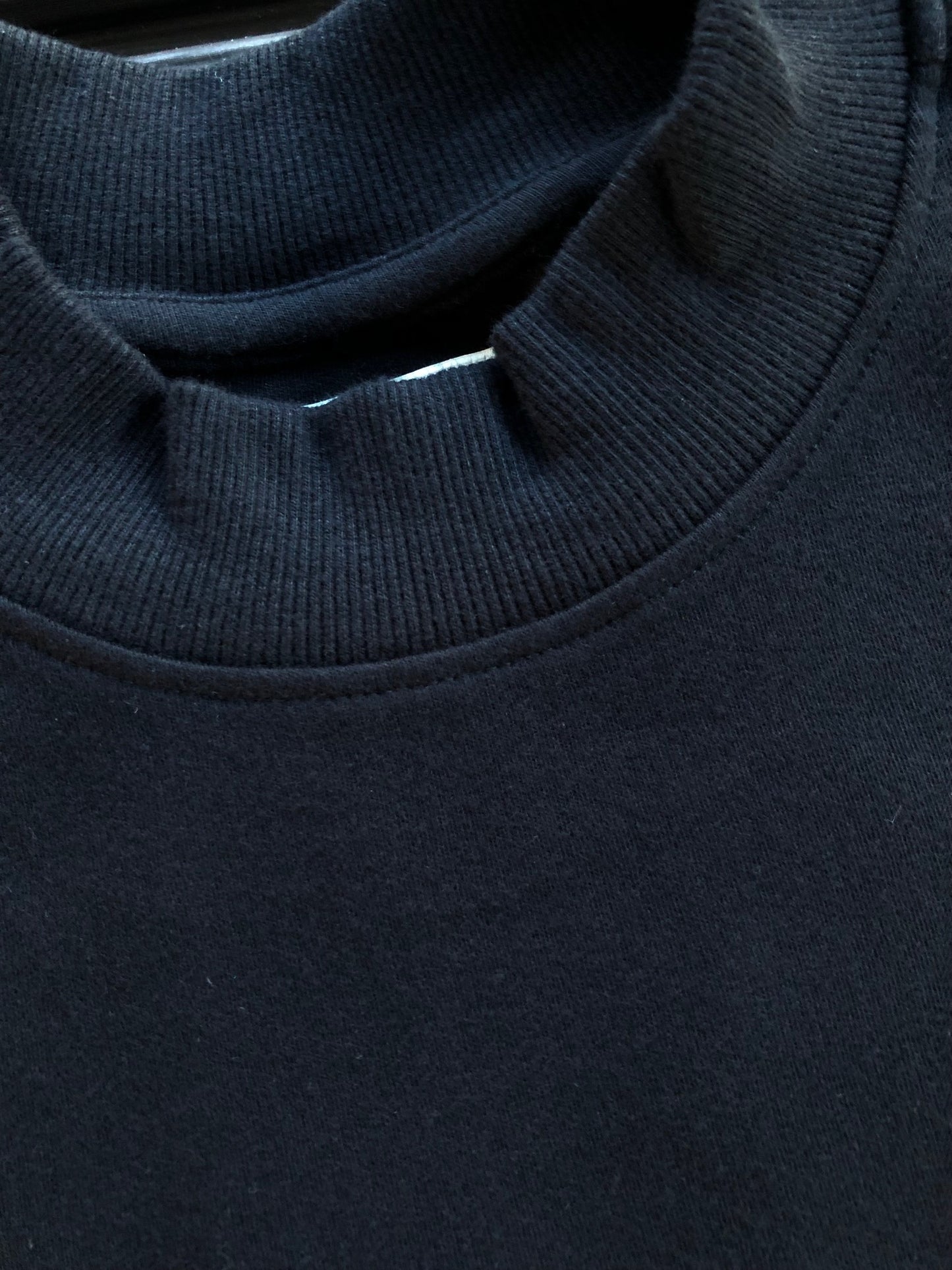 Mens Heavy Knit 100% Cotton Mock Turtleneck Short Sleeve Wholesale bulk tees hoodies shirts clothing men women tshirts wholesale